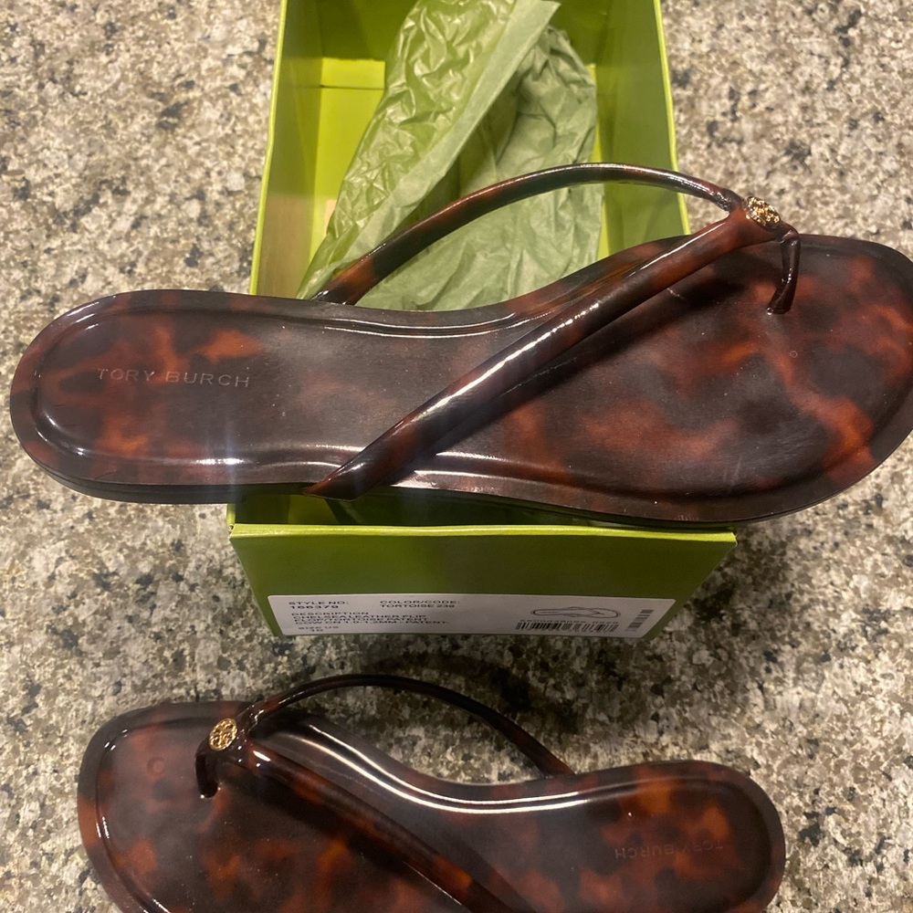 Tory Burch Tortoise Shell Sandals
